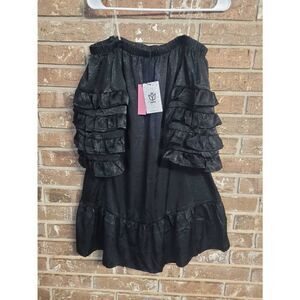 NWT Andree by Unit Off the Shoulder Ruffled Dress, Women's Small